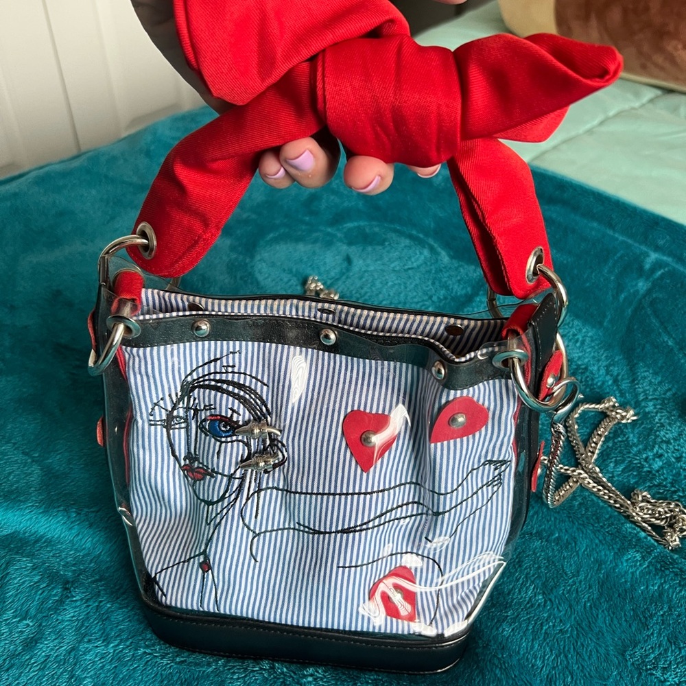 Okhtein cross body pvc summer bag
